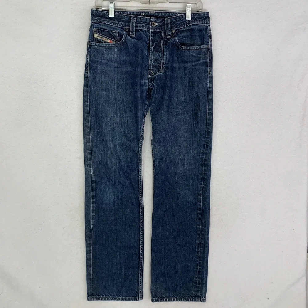 Diesel Larkee 0088Z Jeans Mens 29x31 Regular Straight Blue Denim Vintage Y2K 00s